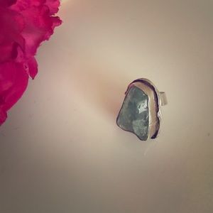 Aquamarine ring